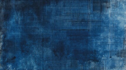Abstract blue grunge texture with geometric lines for artistic background design