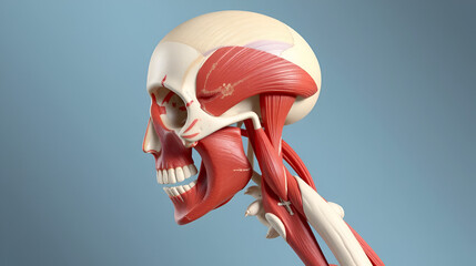 Humeral head of flexor carpi ulnaris Muscle Anatomy For Medical Concept 3D