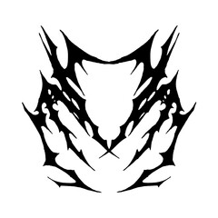 Hyper Y2k Neotribal Design Element