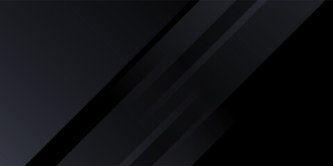 Minimalist black premium abstract background with luxury dark geometric elements. Exclusive wallpaper design for poster banner modern