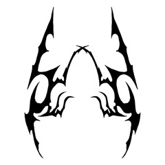 Hyper Y2k Neotribal Design Element