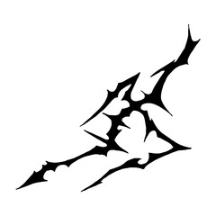 Hyper Y2k Neotribal Design Element