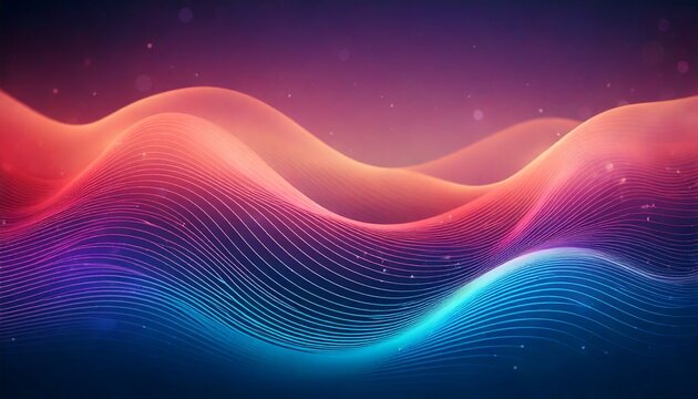 fundo ondas coloridas tecnol&oacute;gicas brilhantes fios tecnologia bioestimulante walpapper background cores