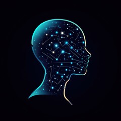 Obraz premium Concepts innovative for brands ai logo