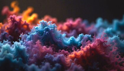 Vibrant Abstract Wave Patterns