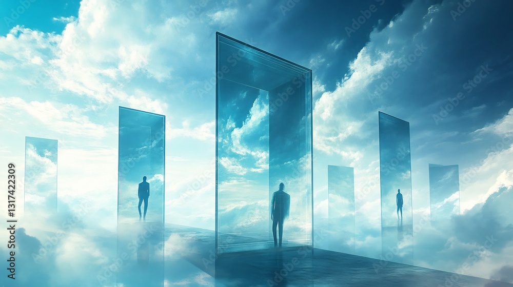 Poster Conceptual depiction of ethical framework emphasizing symbolic pattern of transparency trust