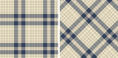 Rich Pale and Light Silver Seamless Tartan Fabric Design