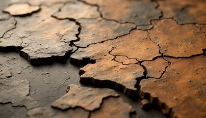 Dry Desert Earth Close-Up