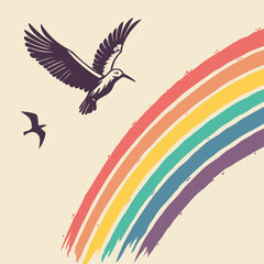 Obraz premium Hand-painted brush stroke textures