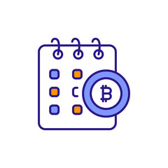 Economic Calendar Icon for Key News Events and Financial Market Alerts.