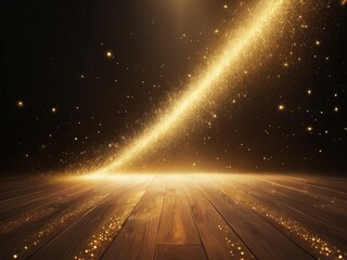 Mystical Golden Light Portal - Fantasy Glowing Divine Entrance