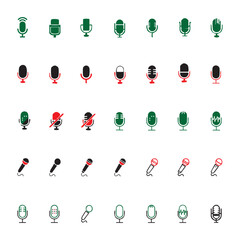 Minimalist Microphone Icon - Scalable Vector for Audio and Sound Projects
