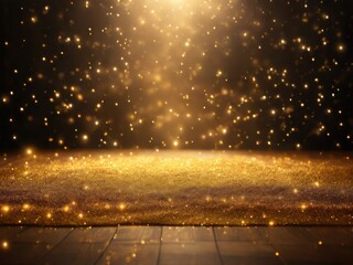 Mystical Golden Light Portal - Fantasy Glowing Divine Entrance