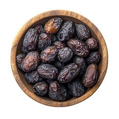 Tasty sweet dried dates isolated on transparent background
