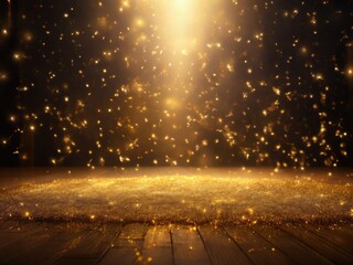 Mystical Golden Light Portal - Fantasy Glowing Divine Entrance