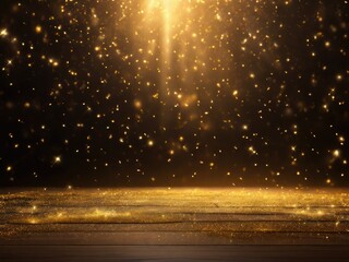 Mystical Golden Light Portal - Fantasy Glowing Divine Entrance