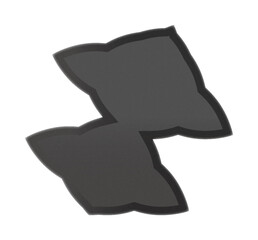 black abstract gradient symbol vector