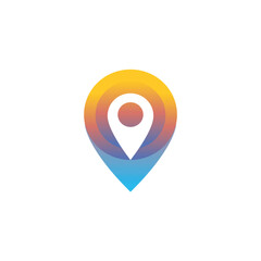 Location Pin icon logo vector Free Download