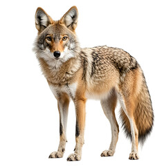 Fototapeta premium Magnificent Coyote Wild Canine, Furry Predator, North American Animal