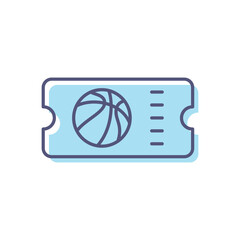 ticket Vector icon