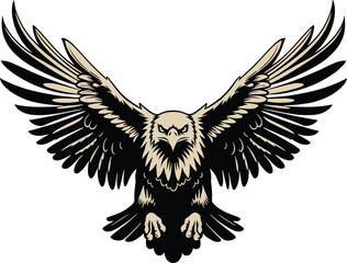 Fototapeta premium Eagle vector illustration.