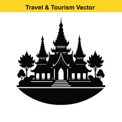 Obraz premium Exploring the World: A Journey Through Iconic Travel Destinations.