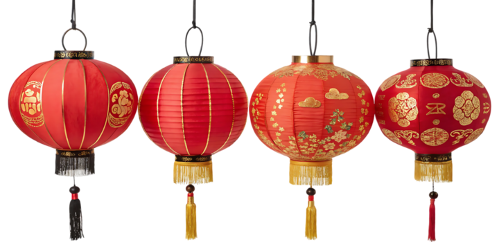 Traditional Red Chinese Lanterns