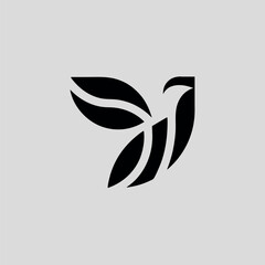 A simple yet elegant black and white logo design featuring symmetrical shapes and patterns that exude modern minimalism and artistic creativity