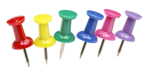Colorful Push Pins Array