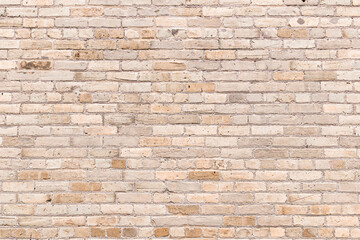 Cream City brick wall background tan cream