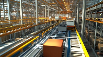 Fototapeta premium Realistic depiction of cost accounting method focusing job costing activitybased costing process costing system