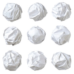 Naklejka premium crumpled paper ball
