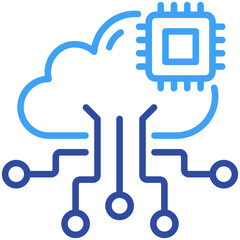Fototapeta premium Cloud Computing Icon