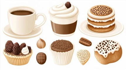 Coffee, Cakes, and Chocolate Treats