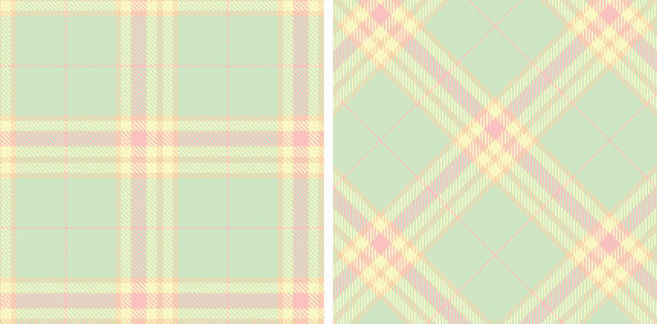 Pastel Smoky Light Peach Seamless Tartan Fabric Design Variant 447