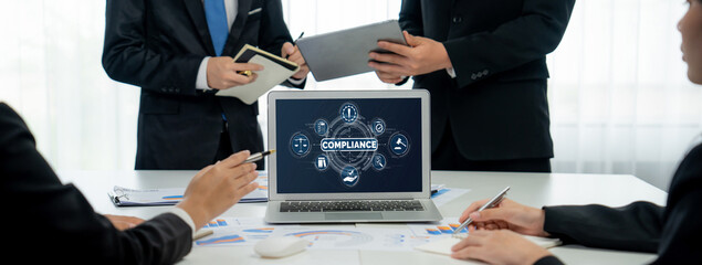 Compliance system for brisk online corporate business to meet quality standard