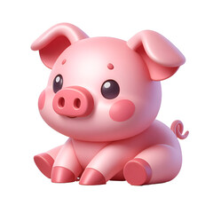 piggy bank isolated on white background