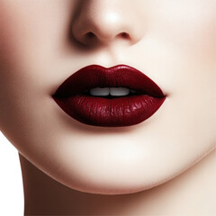 Fototapeta premium close up lips of young woman
