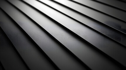 Obraz premium Abstract Architectural Texture: A striking close-up of parallel lines casting shadows, the repetitive pattern creating a strong visual effect.