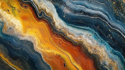  Glossy Rainbow Liquid Marble. Digital background