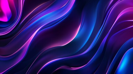 Obraz premium Abstract Artistic Composition of Vibrant Colors and Fluid Shapes