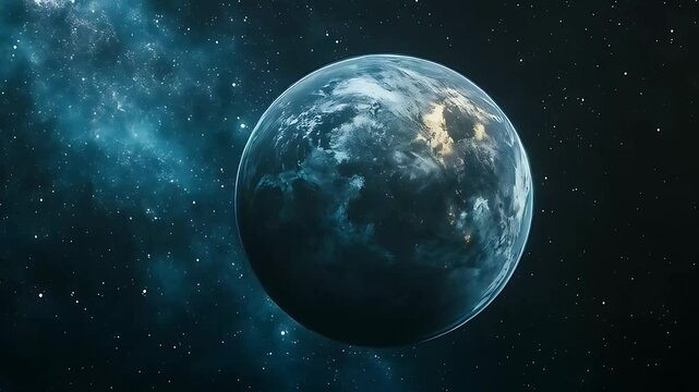 Earth in galaxy shaking
