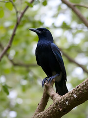 Obraz premium Rook, Corvus frugilegus, 3 years old