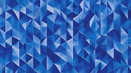 Obraz premium Abstract blue low poly geometric background.