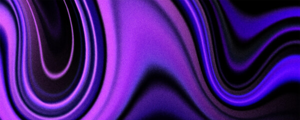 Black deep dark violet purple fuchsia magenta pink white abstract background. Color gradient ombre blurred wave. Grain noise mesh particle © halwani