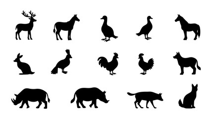 The Art of Animal Silhouette Illustrations with These Vector Sets  in Your Graphic Design Projects