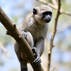 Obraz premium Vervet Monkey - Chlorocebus pygerythrus