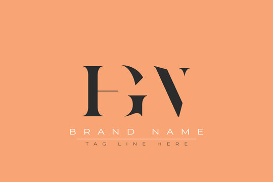 HGN abstract letter logo design. This logo is designed by three abstract letters.