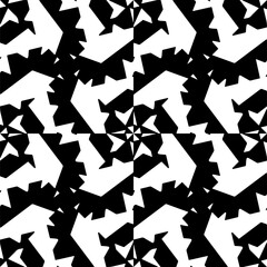  Abstract texture for fabric print, card, table cloth, furniture, banner, cover, invitation, decoration, wrapping.Seamless repeating pattern. Black and white color.Carpet pattern texture.