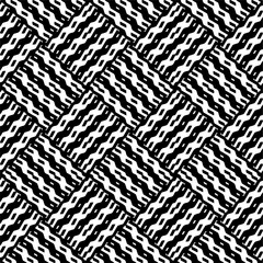  Abstract texture for fabric print, card, table cloth, furniture, banner, cover, invitation, decoration, wrapping.Seamless repeating pattern. Black and white color.Carpet pattern texture.